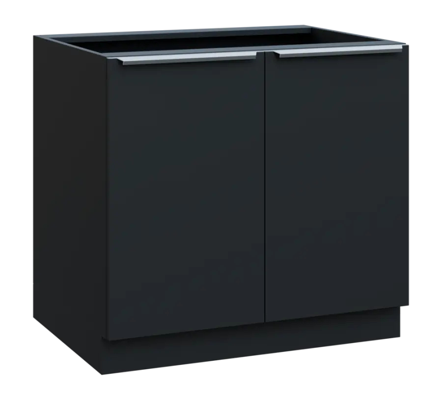 SIS - 9D spodní skříňka, 2-dveřová, 870x900x600, antracit