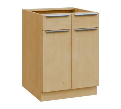 SIS - 6DZ2 spodní skříňka, 2-dveřová, 2-zásuvková, 870x600x600, javor horský