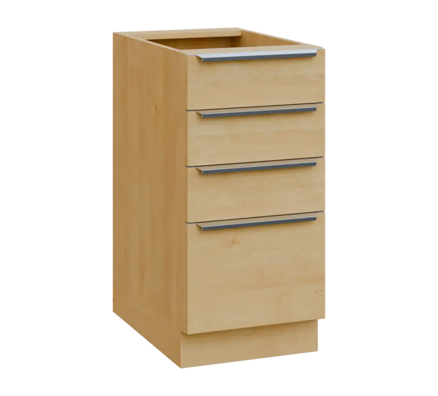 SIS - 4Z41 spodní skříňka, 4-zásuvková, 870x400x600, javor horský