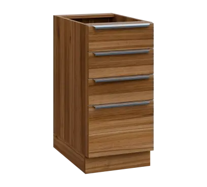 SIS - 4Z41 spodní skříňka, 4-zásuvková, 870x400x600, ořech světlý