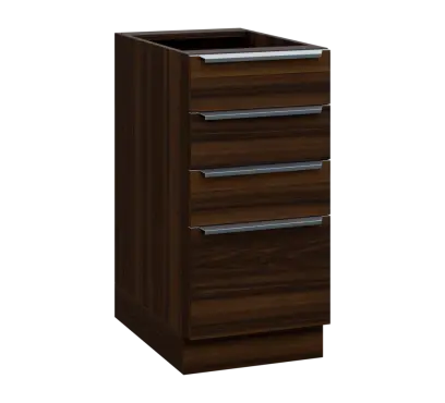 SIS - 4Z41 spodní skříňka, 4-zásuvková, 870x400x600, ořech královský