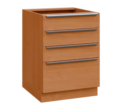 SIS - 6Z41 spodní skříňka, 4-zásuvková, 870x600x600, buk royal