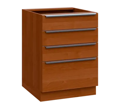 SIS - 6Z41 spodní skříňka, 4-zásuvková, 870x600x600, olše jantar