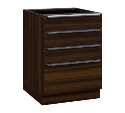 SIS - 6Z41 spodní skříňka, 4-zásuvková, 870x600x600, ořech královský