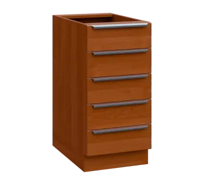 SIS - 4Z52 spodní skříňka, 5-zásuvková, 870x400x600, olše jantar