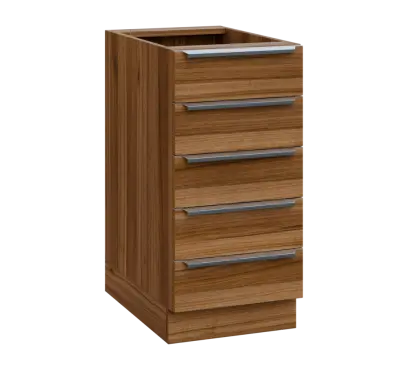 SIS - 4Z52 spodní skříňka, 5-zásuvková, 870x400x600, třešeň šumavská