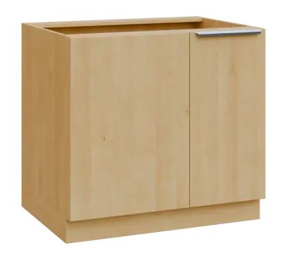 SISR - 9 spodní skříňka, rohová, 1-dveřová, levá, 870x900x600, javor horský