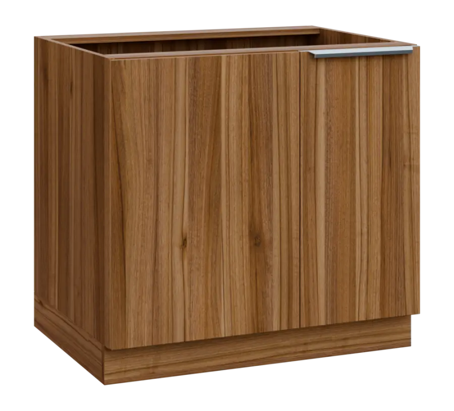 SISR - 9 spodní skříňka, rohová, 1-dveřová, levá, 870x900x600, ořech světlý