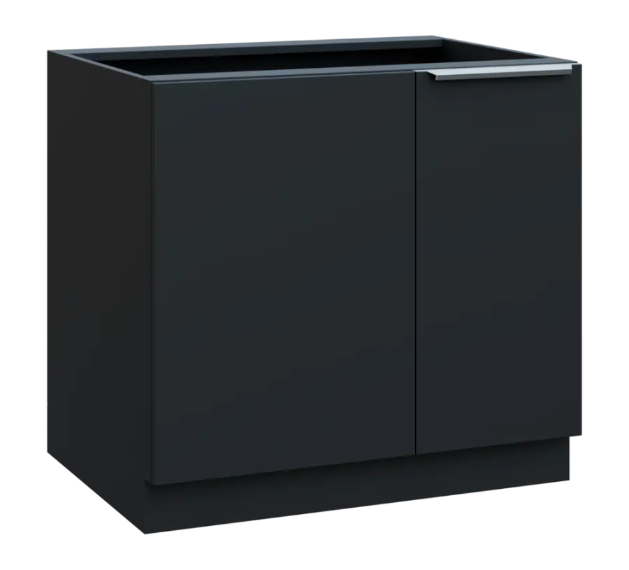 SISR - 9 spodní skříňka, rohová, 1-dveřová, levá, 870x900x600, antracit