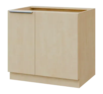 SISR - 9 spodní skříňka, rohová, 1-dveřová, pravá, 870x900x600, bříza světlá