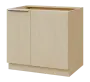 SISR - 9 spodní skříňka, rohová, 1-dveřová, pravá, 870x900x600, bříza světlá