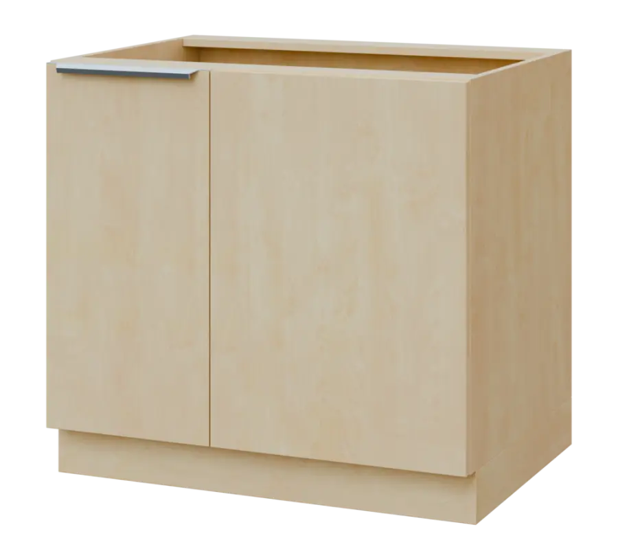 SISR - 9 spodní skříňka, rohová, 1-dveřová, pravá, 870x900x600, bříza světlá