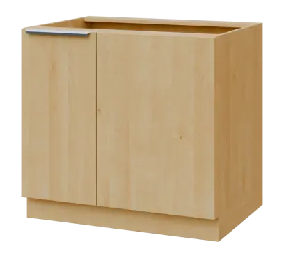 SISR - 9 spodní skříňka, rohová, 1-dveřová, pravá, 870x900x600, javor horský