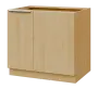 SISR - 9 spodní skříňka, rohová, 1-dveřová, pravá, 870x900x600, javor horský