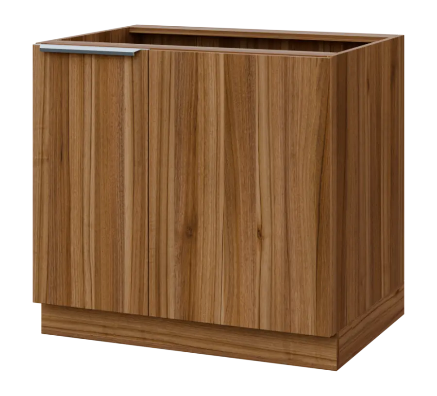 SISR - 9 spodní skříňka, rohová, 1-dveřová, pravá, 870x900x600, ořech světlý