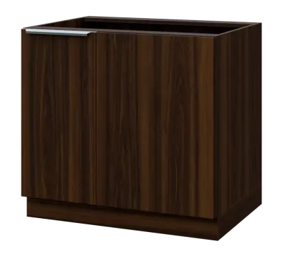 SISR - 9 spodní skříňka, rohová, 1-dveřová, pravá, 870x900x600, ořech královský