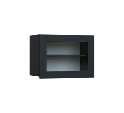 SIHV - 64S horní skříňka, výklop, prosklená, 434x600x300, antracit