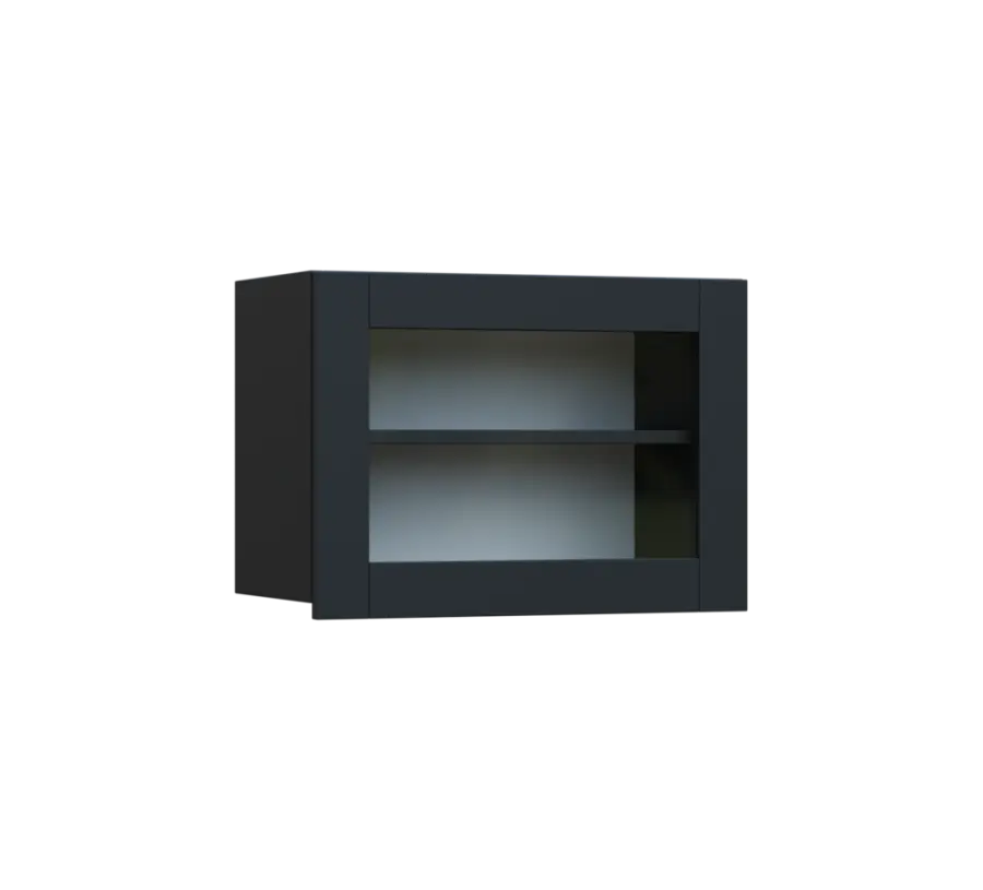 SIHV - 64S horní skříňka, výklop, prosklená, 434x600x300, antracit