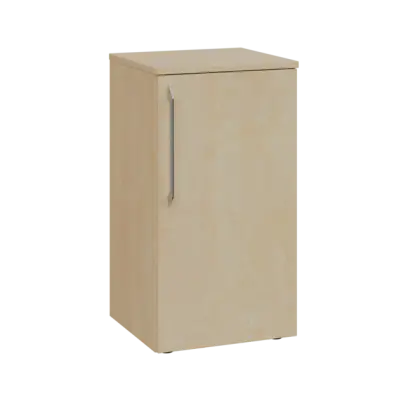 LXN 2 - 4D kancelářská skříň, 1-dveřová, pravá, 750x400x400, bříza světlá