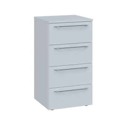 LXN 2 - 44Z kancelářská skříň, 4-zásuvková, 750x400x400, bílá