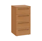 LXN 2 - 44Z kancelářská skříň, 4-zásuvková, 750x400x400, buk royal
