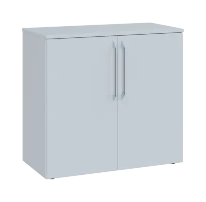 LXN 2 - 8D kancelářská skříň, 2-dveřová, 750x800x400, bílá