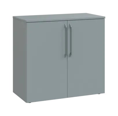 LXN 2 - 8D kancelářská skříň, 2-dveřová, 750x800x400, šedá