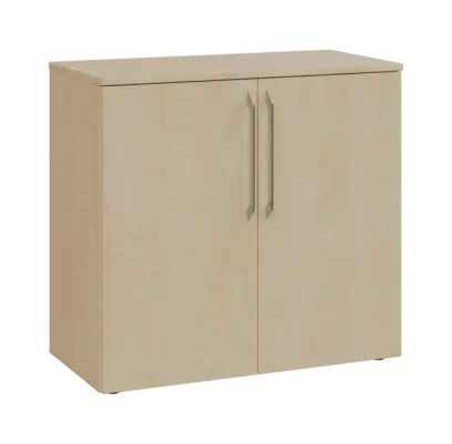 LXN 2 - 8D kancelářská skříň, 2-dveřová, 750x800x400, bříza světlá