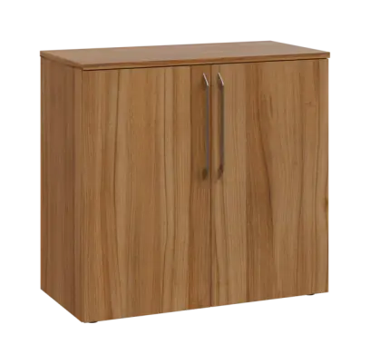 LXN 2 - 8D kancelářská skříň, 2-dveřová, 750x800x400, ořech světlý