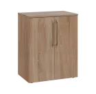 LXN 2 - 6D2 kancelářská skříň, 2-dveřová, 750x600x400, dub bardolino