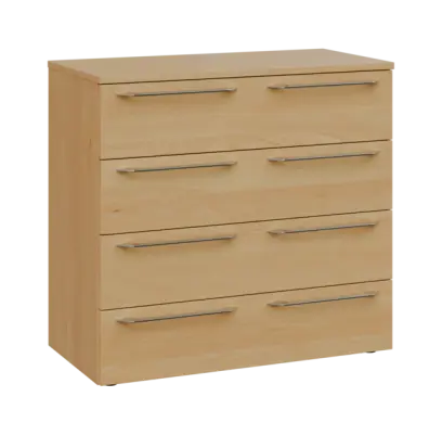 LXN 2 - 84Z kancelářská skříň, 4-zásuvková, 750x800x400, javor horský