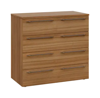 LXN 2 - 84Z kancelářská skříň, 4-zásuvková, 750x800x400, ořech světlý