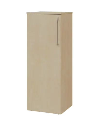 LXN 3 - 4D kancelářská skříň, 1-dveřová, levá, 1100x400x400, bříza světlá