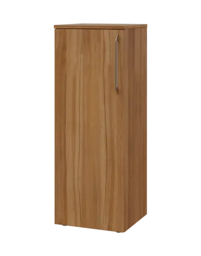 LXN 3 - 4D kancelářská skříň, 1-dveřová, levá, 1100x400x400, ořech světlý