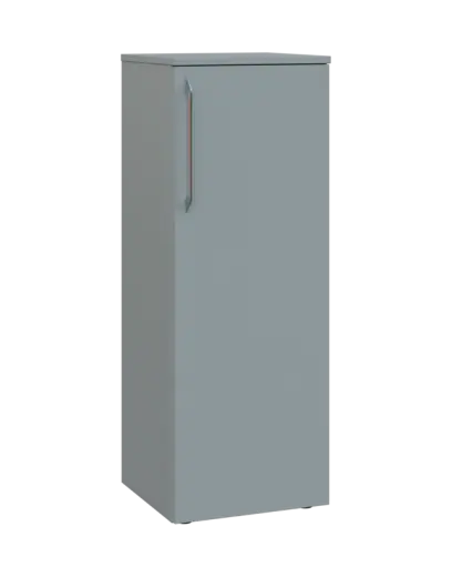 LXN 3 - 4D kancelářská skříň, 1-dveřová, pravá, 1100x400x400, šedá