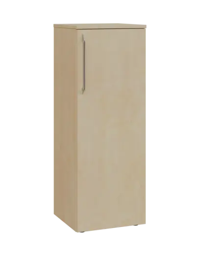 LXN 3 - 4D kancelářská skříň, 1-dveřová, pravá, 1100x400x400, bříza světlá