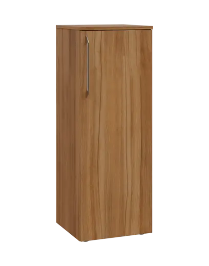 LXN 3 - 4D kancelářská skříň, 1-dveřová, pravá, 1100x400x400, ořech světlý