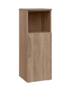 LXN 3 - 4DN kancelářská skříň, 1-dveřová/nika, pravá, 1100x400x400, dub bardolino