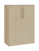 LXN 3 - 8D kancelářská skříň, 2-dveřová, 1100x800x400, bříza světlá