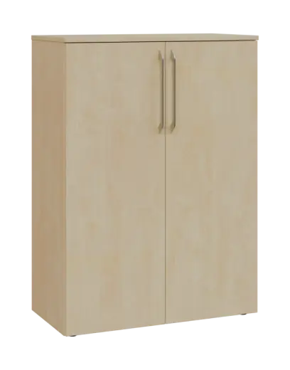 LXN 3 - 8D kancelářská skříň, 2-dveřová, 1100x800x400, bříza světlá