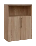 LXN 3 - 8DN kancelářská skříň, 2-dveřová/nika, 1100x800x400, dub bardolino