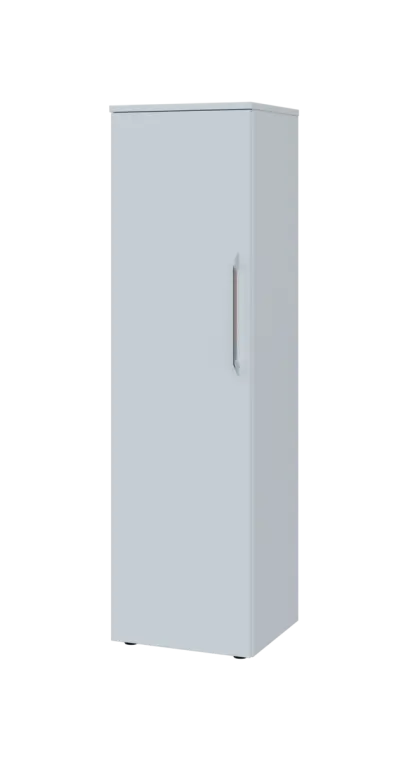 LXN 4 - 4D kancelářská skříň, 1-dveřová, levá, 1450x400x400, bílá