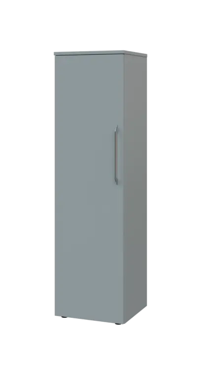 LXN 4 - 4D kancelářská skříň, 1-dveřová, levá, 1450x400x400, šedá