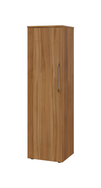 LXN 4 - 4D kancelářská skříň, 1-dveřová, levá, 1450x400x400, ořech světlý