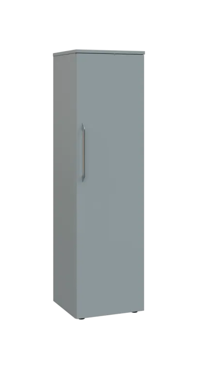 LXN 4 - 4D kancelářská skříň, 1-dveřová, pravá, 1450x400x400, šedá