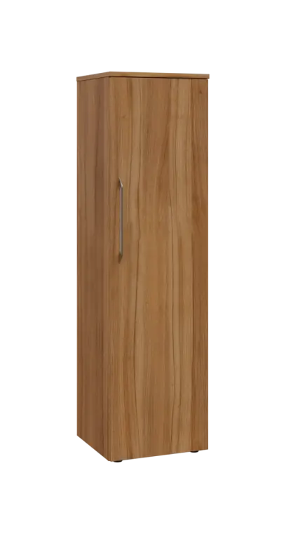 LXN 4 - 4D kancelářská skříň, 1-dveřová, pravá, 1450x400x400, ořech světlý