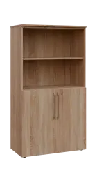 LXN 4 - 8DN2 kancelářská skříň, 2-dveřová/nika, 1450x800x400, dub bardolino