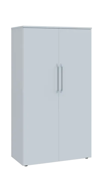 LXN 4 - 8D kancelářská skříň, 2-dveřová, 1450x800x400, bílá