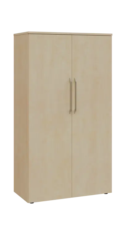 LXN 4 - 8D kancelářská skříň, 2-dveřová, 1450x800x400, bříza světlá