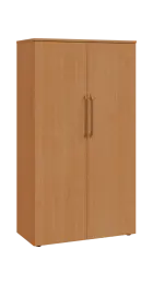LXN 4 - 8D kancelářská skříň, 2-dveřová, 1450x800x400, buk royal